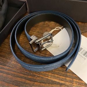 Dolce & Gabbana brand new with tags in box with dust bag blue 100% ostri…